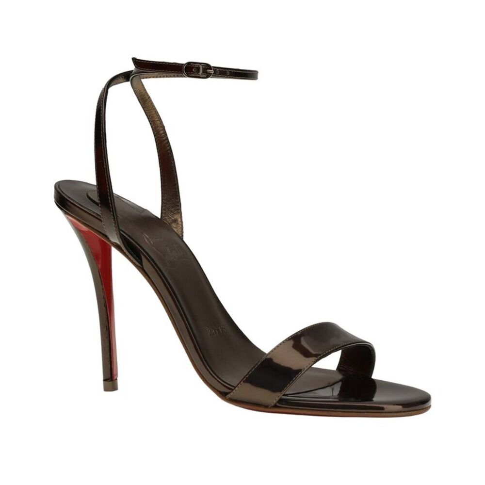 Christian Louboutin Miss Z Leather Sandal, Brown